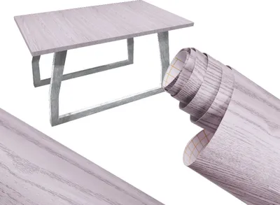 Zdjęcie produktu dla Samoprzylepna folia ścienna w rolce dąb srebrnoszary 1,22x50m