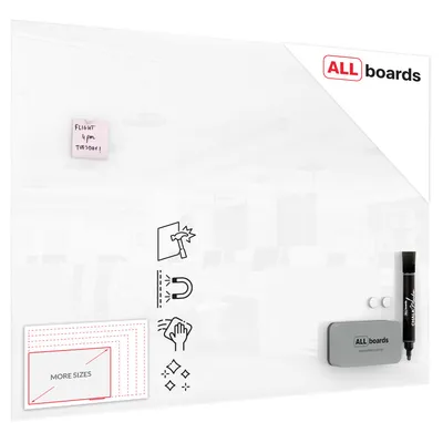 Produktbild von Glasboard - Premium SUPERWHITE Perlweiß 120x90cm