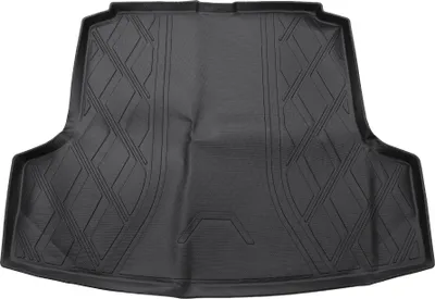Produktbild von Flache Laderaumabdeckung Kofferraummatte Kofferraum Gepäck Kofferraumwanne Matte Diamantmuster für Nissan Altima Limousine 2019-2023 Anti-Rutsch