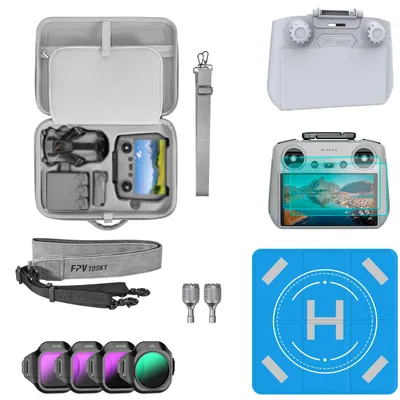 Harte Reisetasche für DJI Mini 5 Pro, 7-in-1, schwarz