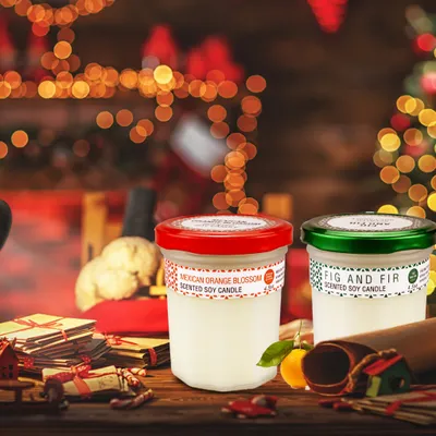 Produktbild von XMTECH Duftkerzen Set 4 Stück – 125g Duftkerzen Geschenkset für Frauen, ideales Kerzengeschenk zum Geburtstag & Entspannung, Glaskarton