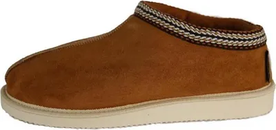 Produktbild von Lammfell Hausschuhe - SCHÄFERIN ALMA - Schuhgröße: EUR 42 | Farbe: Cognac