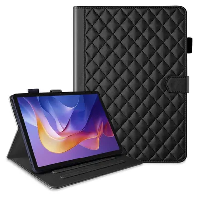 Obrázek produktu pro Pro Xiaomi Redmi Pad 2 / Pad SE 2025 Design Rhombus Leatherette Cover Black