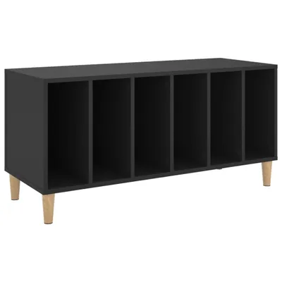 Produktbild von vidaXL Plattenschrank Schwarz 100x38x48 cm Holzwerkstoff