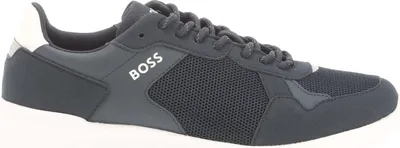Image de Boss - Baskets "Extreme" pour hommes, daim GT10460 (39 EU) (Bleu foncé/Blanc)