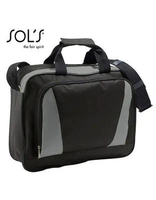 Produktbild von SOLs Bags 71700 | Businessbag Cambridge / Dokumententasche | 40 x 31 x 11 cm - Farbe: Black/Graphite - Größe: 40 x 31 x 11 cm