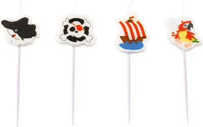 Produktbild von Kerzen Pickers Kuchen Pirat Piratenschiff Papagei