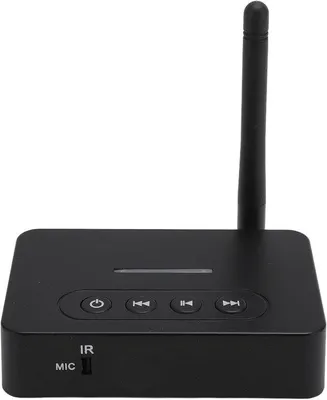 Productafbeelding van Bluetooth 5.1 Audio Receiver Transmitter 2 in 1, HiFi Geluidsadapter met AUX en NFC Functie, Inclusief Afstandsbediening voor Thuis en A