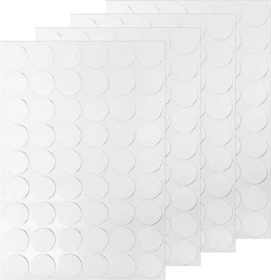 Obrázok produktu pre Sada ochranných nálepiek 216, biele, samolepiace, vodovzdorné