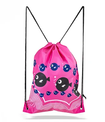 Produktbild von Turnbeutel Kinder und Jugend, Pooltasche, Schuhbeutel für Gym, Schule, sportliche Aktivitäten, Rosa
