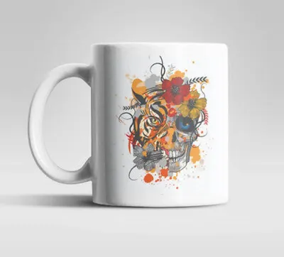 Produktbild von Tiger and Skull Kaffeetasse Teetasse Geschenkidee