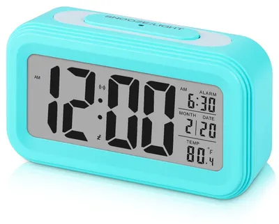 Digitalwecker LED, Snooze, Datum, Temperatur, Nachtlicht, batteriebetrieben