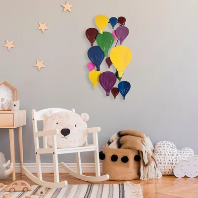 Obrázek produktu pro Wallity, Kapadokya- DYU1133, Barevné, Ostatní bytové dekorace, 53 x 100 x 7 cm, 100% kov