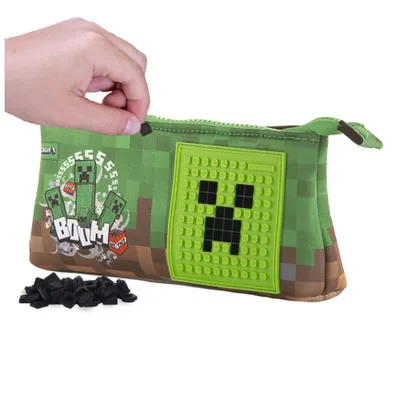 Immagine prodotto di PIXIE CREW - Valigia grande MINECRAFT verde-marrone