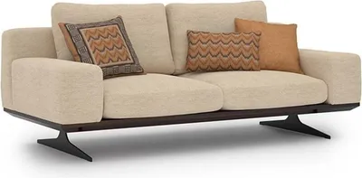 Produktbild von Modern Polstersofa Wohnzimmer Zweisitzer Sofa Couch Textil Designer Einrichtung