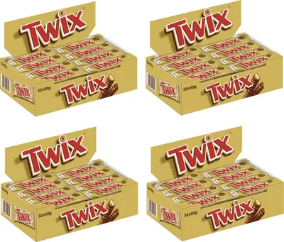 Produktbild von Twix Doppelriegel 4x 32x50g