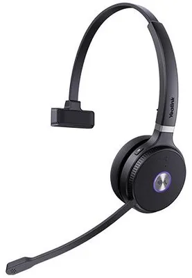 Produktbild von Yealink WH62 Mono UC Headset, Kabellos, Büro/Callcenter, 20 - 20000 Hz, 80 g, Kopfhörer, Schwarz