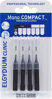 Productafbeelding van Set, Elgydium, interdentale borsteltjes, Schwarz, 4-delig