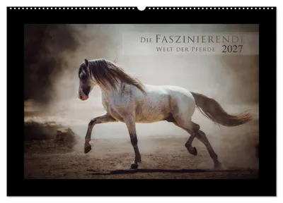 Produktbild von Die Faszinierende Welt der Pferde (Wandkalender 2027 DIN A2 quer), CALVENDO Monatskalender