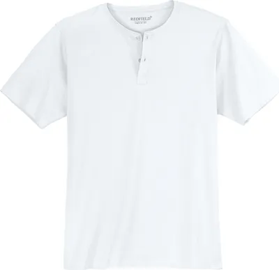 Produktbild von Redfield T-Shirt weiß mit Knopfleiste Übergröße