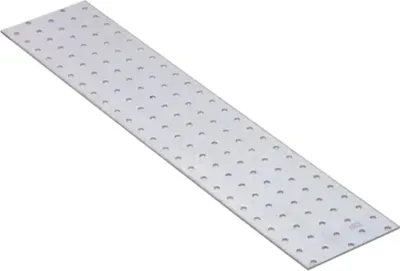 Obrázok produktu pre Perforovaná doska 500 x 100 x 2,00 mm Plochý konektor Drevený konektor pozinkovaný