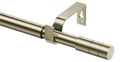 Productafbeelding van Solidchoice - Uittrekbare Gordijnroede 72-220 cm in Antiek Messing