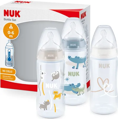 Produktbild von NUK First Choice+ 3er Set – Blau/Weiß, -frei