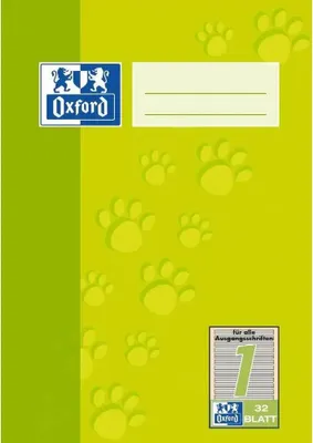 Produktbild von Oxford Schulheft DIN A5 Lineatur 1 / liniert 32 Blatt