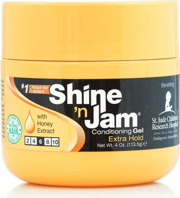 Produktbild von Proam Ampro Shine 'n Jam Konditionierungsgel, extra haltbar, 4 Oz