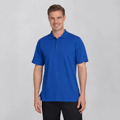 Produktbild von Herren Poloshirt, royal blue, Größe 4XL : 4XL : royal blue : 96% Baumwolle 4% Elasthan