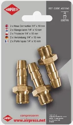 Immagine prodotto di Raccordo per tubo Airpress | 1/2" x 10 mm