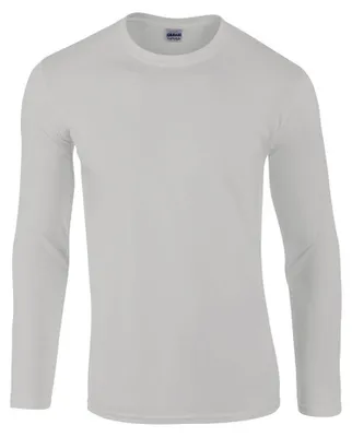 Immagine prodotto di Gildan - Maglietta "Softstyle" per uomo/donna unisex a maniche lunghe LT1372 (L) (grigio)