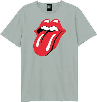 Produktbild von Amplified - "Tongue" T-Shirt für Herren/Damen Uni GD4198 (S) (seltsames Blau)