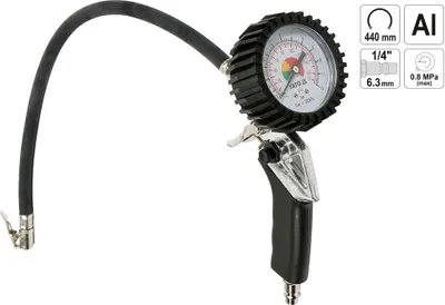 Produktbild von Reifendruckpistole mit Manometer YT-2370