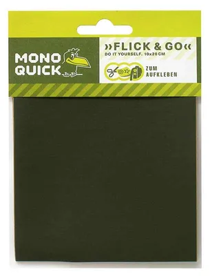 Produktbild von Klebeflicken, Olive - Aufnäher, Bügelbild, Aufbügler, Applikationen, Patches, Flicken, Größe: 10,0 x 20,0 cm