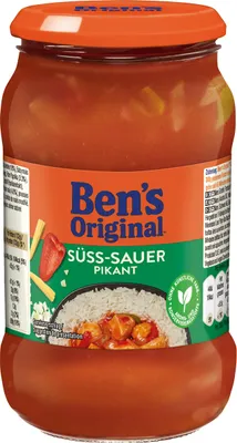 Produktbild von Bens Original Sauce Süß Sauer lecker Pikant im Geschmack 400g