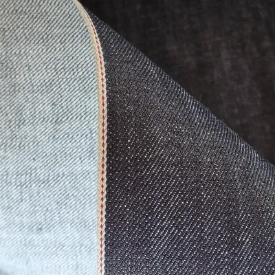 Produktbild von 15 oz Selvedge Bio-Denim, indigoblau | 100 % Baumwolle | Jeansstoff Meterware per 0,5 m