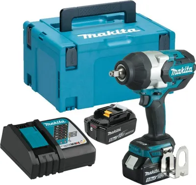 Image de Boulonneuse à Chocs MAKITA DTW1002RTJ 18 V Li-ion (2 x 5 Ah) 1000 Nm