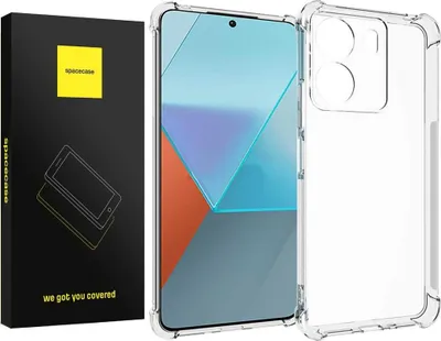 Immagine prodotto di SPACECASE Custodia in silicone antiurto per Redmi 13C Trasparente