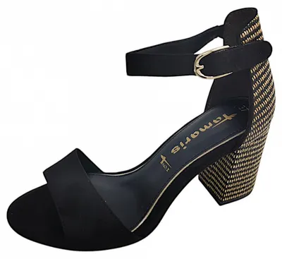 Produktbild von Tamaris Damen Klassische Sandalen 1-28356-42 0C8 Farbe: Schwarz Größe: 41