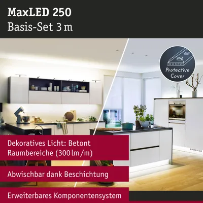 Zdjęcie produktu dla Paulmann MaxLED 250, Taśma led uniwersalna, Nastrój, Wewnętrzna, Srebrny, IP44, Zmienny