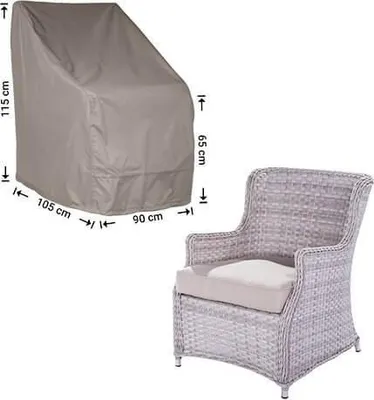 Produktbild von Raffles Covers Raffles Covers Schutzhülle für Lounge Chairs und verstellbare Loungesessel | Atmungsaktiv | Wasserdicht | UV-beständig  - Farbe: Taupe, Masse: 105 x 90