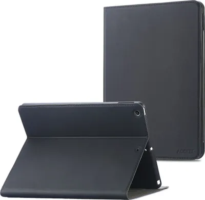 Produktbild von Accezz Classic Klapphülle iPad 9 (2021) 10.2 Zoll / iPad 8 (2020) 10.2 Zoll / iPad 7 (2019) 10.2 Zoll - Schwarz