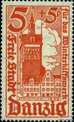Produktbild von Briefmarken Danzig 1935 Mi 256 postfrisch Winterhilfswerk