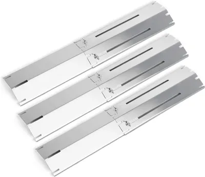 Obrázok produktu pre Plynový gril kryt horáka 30-53 cm, 3 kusy, nehrdzavejúca oceľ, pre vonkajšiu kuchyňu