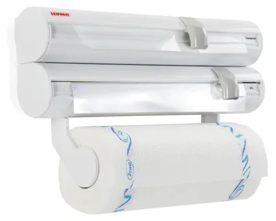 Produktbild von Leifheit Wandrollenhalter Rolly Mobil, bis zu drei Rollen, 25795