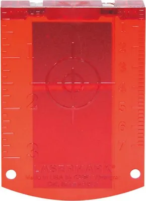 Produktbild von Laserzieltafel rot