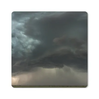 Produktbild von MuchoWow® Mauspad Mousepad Dunkle Wolken im amerikanischen Bundesstaat Colorado 30x30 cm - Mousepads - Maus Mat - Pad - Mausunterlage - Gaming