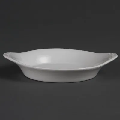 Obrázek produktu pro Kulaté gratinovací misky Olympia Whiteware, bílé, 15,6 x 12,6 cm (6 kusů)