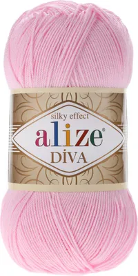 Produktbild von 100g Strickgarn ALIZE DIVA Sommerwolle Häkelgarn Wolle Sommer Stricken Häkeln